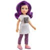 Muñeca Paola Reina 32 cm - Las Amigas Funky - Koti con suéter blanco y pantalones con estampado animal