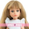 Muñeca Paola Reina 32 cm - Las Amigas - Kiara con camiseta blanca y pantalones anchos verdes