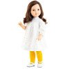 Muñeca Paola Reina 60 cm - Las Reinas - Lidia con vestido blanco de margaritas