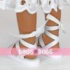 Complementos para muñecas Paola Reina 32 cm - Las Amigas - Sandalias blancas