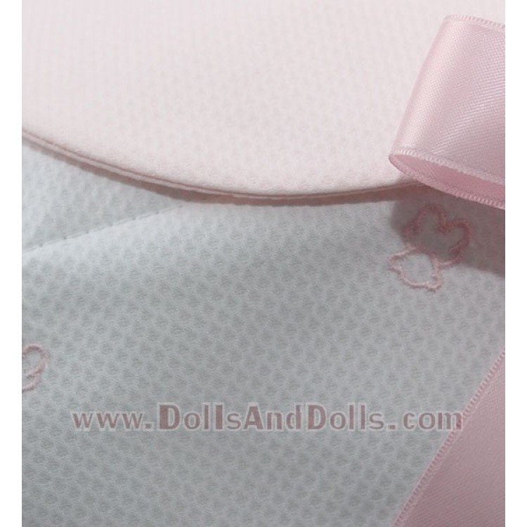 Saco ositos bordados Rosa cochecito Arrue y Bebelux