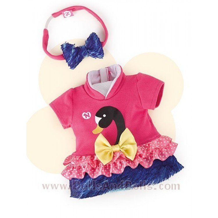 Ropita fantasía Nenuco - Vestido cisne con turbante