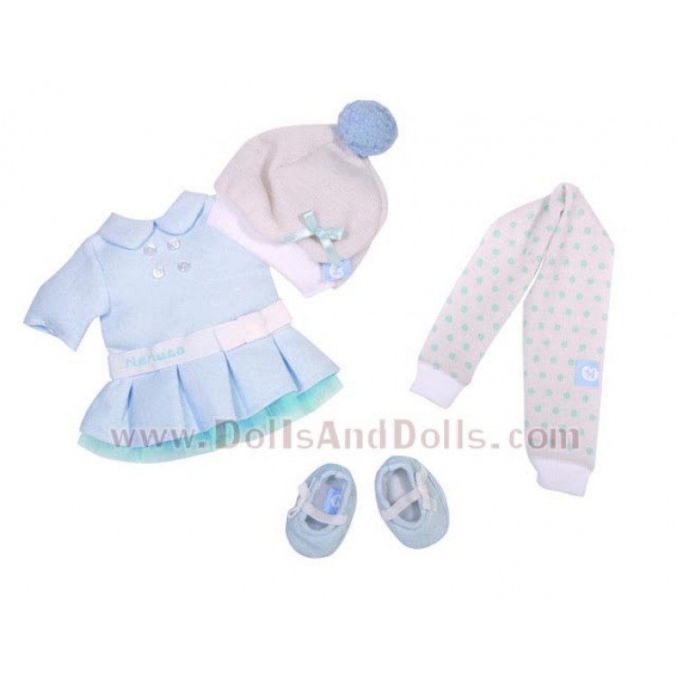 Ropita deluxe Nenuco - Conjunto azul niña