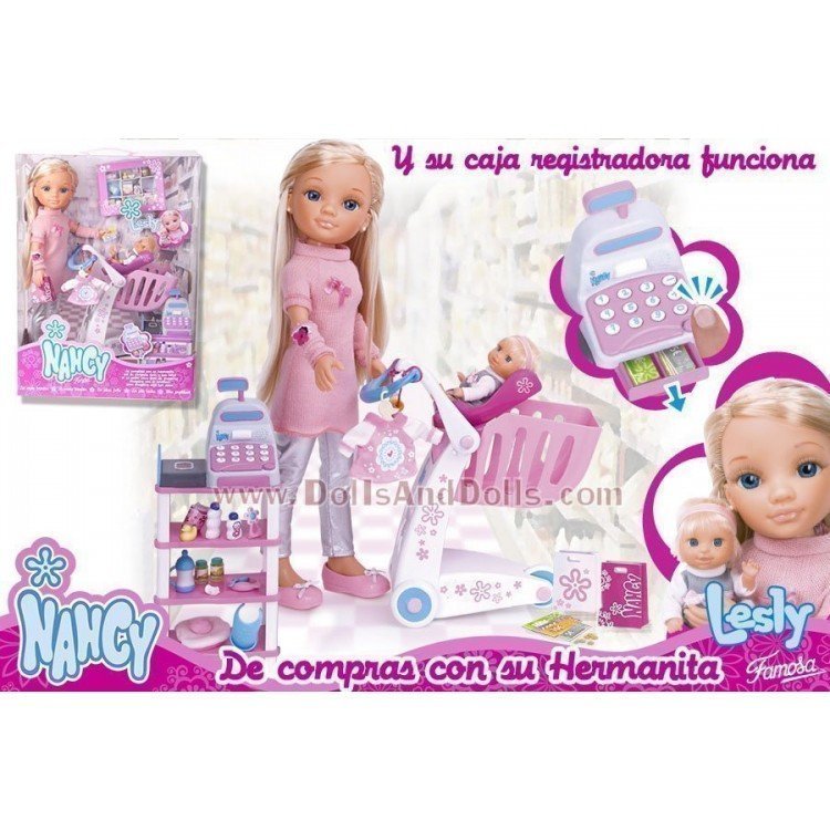 Nancy compras con su hermana sale