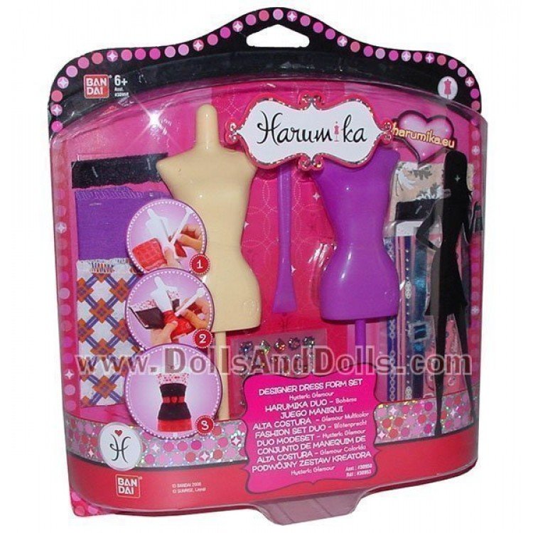 Harumika - Juego maniquí Alta Costura - Glamour Multicolor
