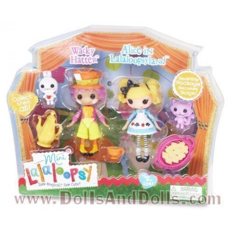 Set Wacky Hatter y Alice in Lalaloopsyland