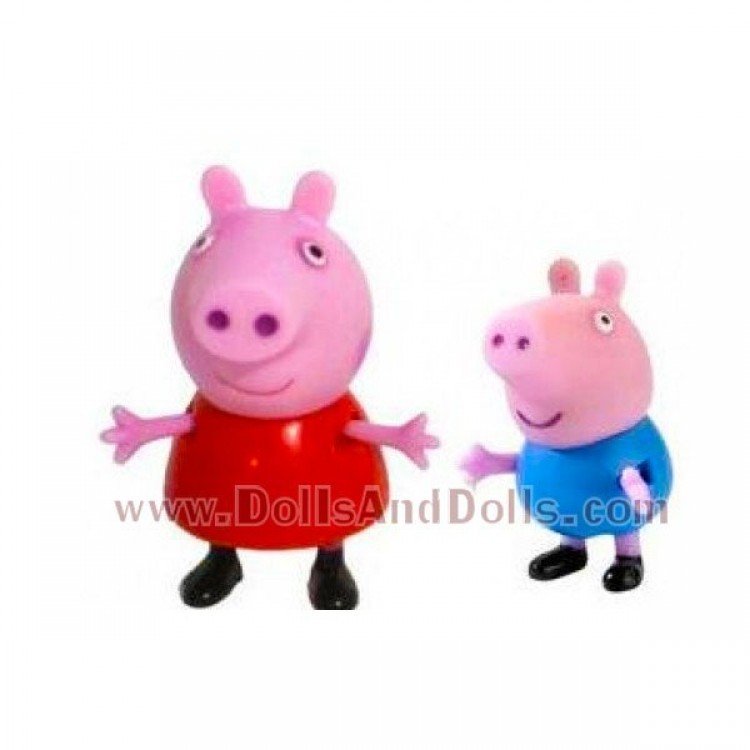 Figuras Peppa Pig y George Pig - Dolls And Dolls - Tienda de Muñecas de  Colección
