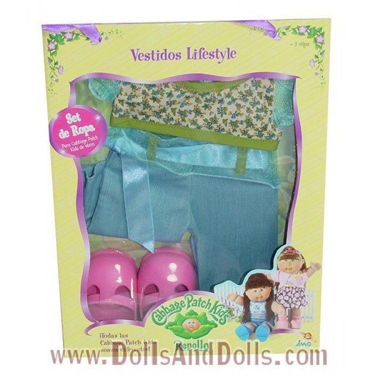 Set de ropa y zapatos CPK repollo 46cm