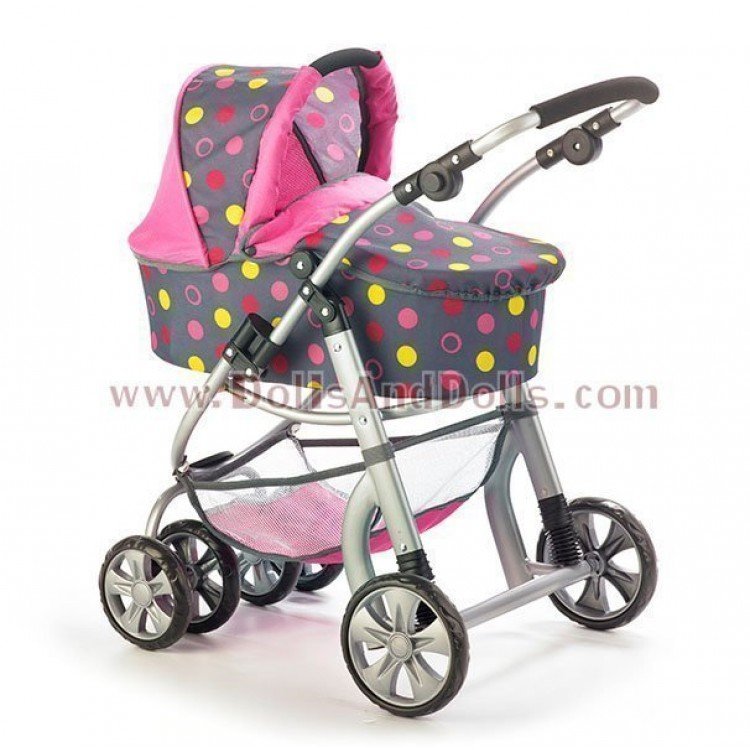Combi de silla y capazo Chic Joyrider Lunares 74 cm