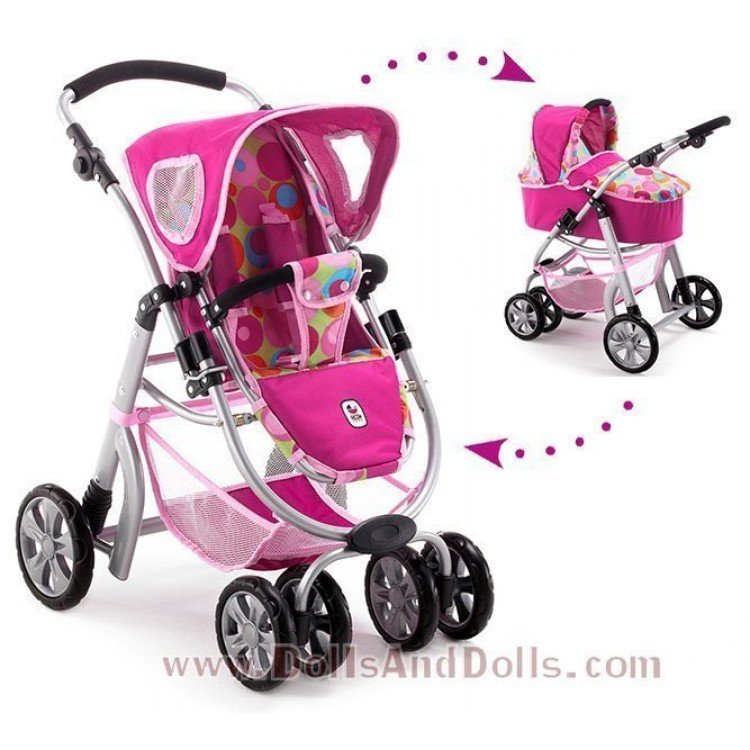 Combi de silla y capazo Chic Joyrider Círculos 74 cm
