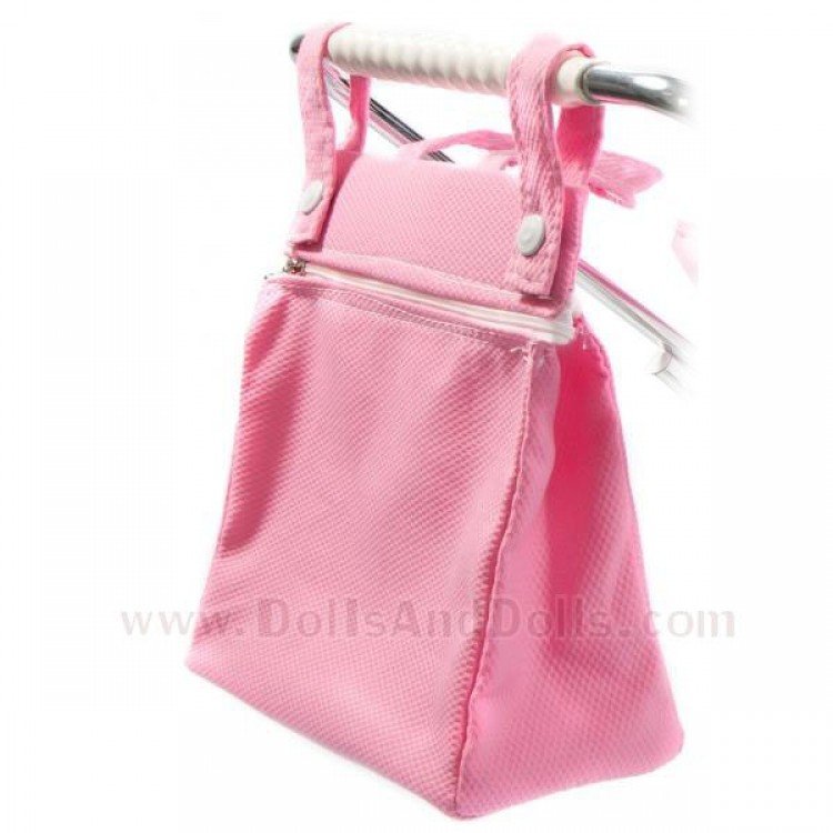 Bolso piqué Rosa para cochecito
