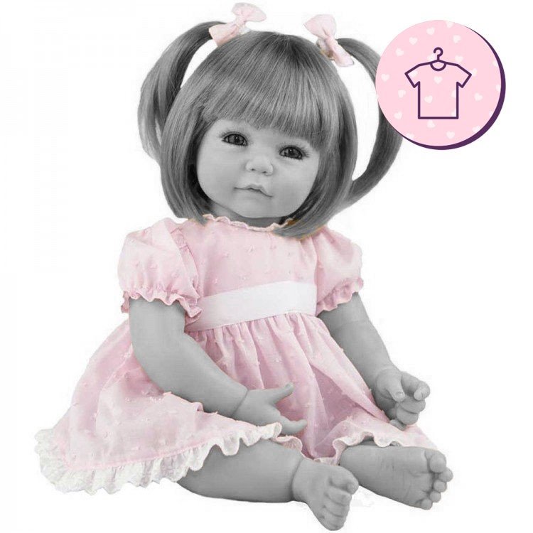Ropa para muñecas Adora Toddler 51 cm - Vestido rosa