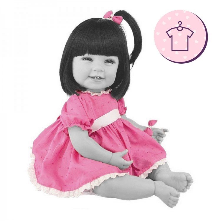 Ropa para muñecas Adora Toddler 51 cm - Vestido rosa fuerte