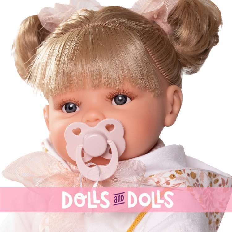 Muñeca Antonio Juan 42 cm - Beni lagrimitas con bolsito