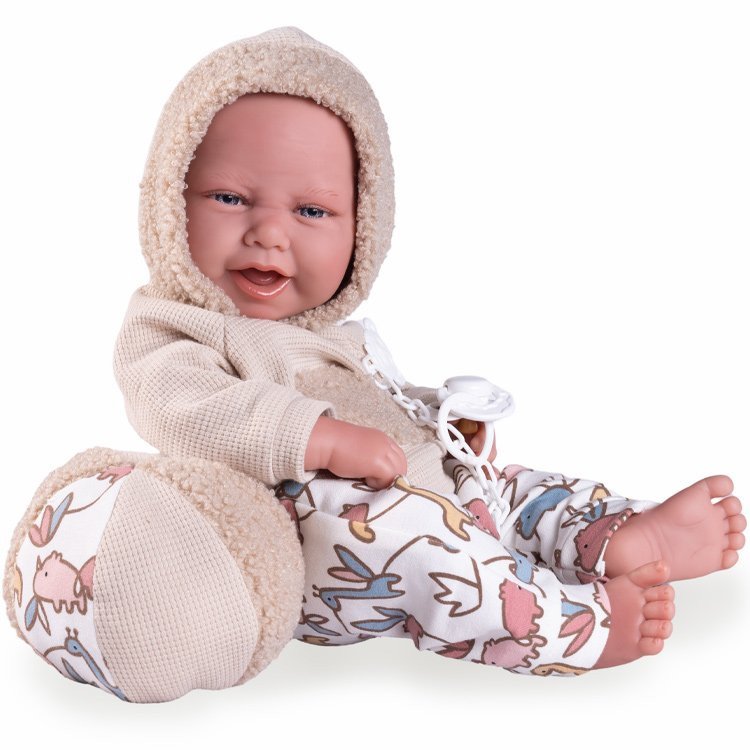 Muñeco Antonio Juan 42 cm - Recién Nacido Carlo con balón