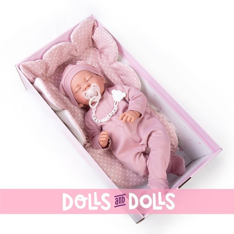 Muñeca Antonio Juan 40 cm - Recién nacida Luna dulces sueños con alitas