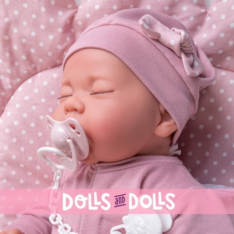 Muñeca Antonio Juan 40 cm - Recién nacida Luna dulces sueños con alitas