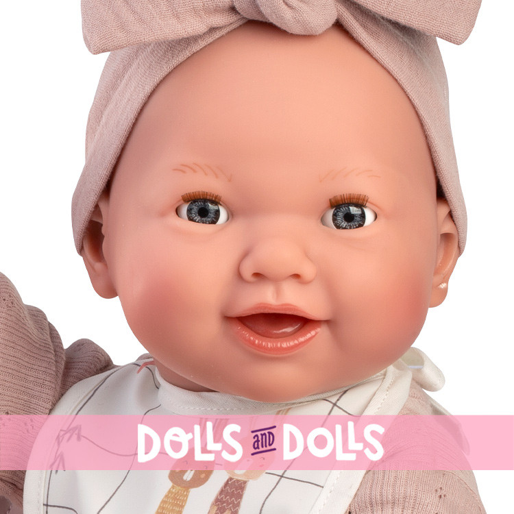 Muñeca Antonio Juan 42 cm - Recién nacida Mia Pipí con cambiador