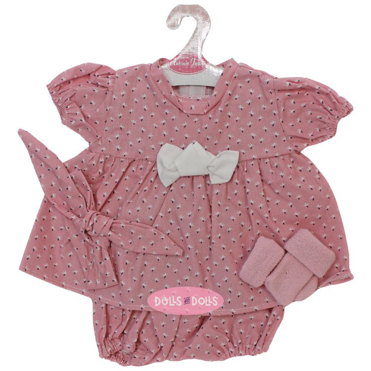Ropa para muñecos Antonio Juan 52 cm - Colección Mi Primer Reborn - Conjunto rosa
