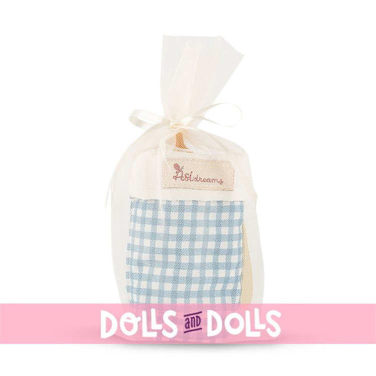 Complementos muñecas Así - Así Dreams - Colección Noel - Portabiberón con biberón 36-50 cm