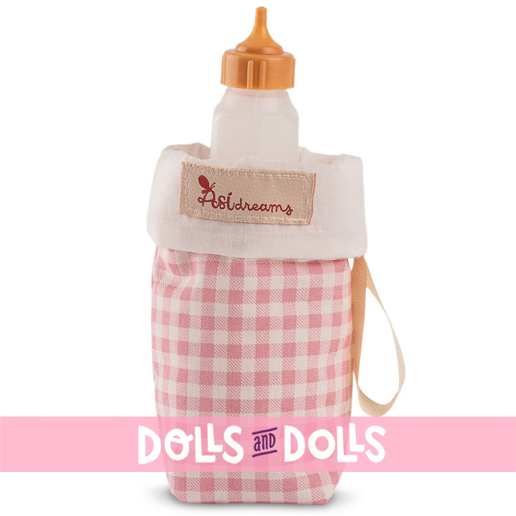 Complementos muñecas Así - Así Dreams - Colección Patricia - Portabiberón con biberón 36-50 cm