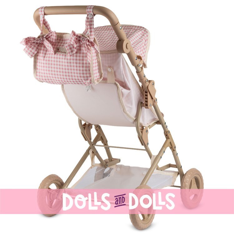 Complementos muñecas Así - Así Dreams - Colección Patricia - Silla de paseo con capota (altura manillar regulable)