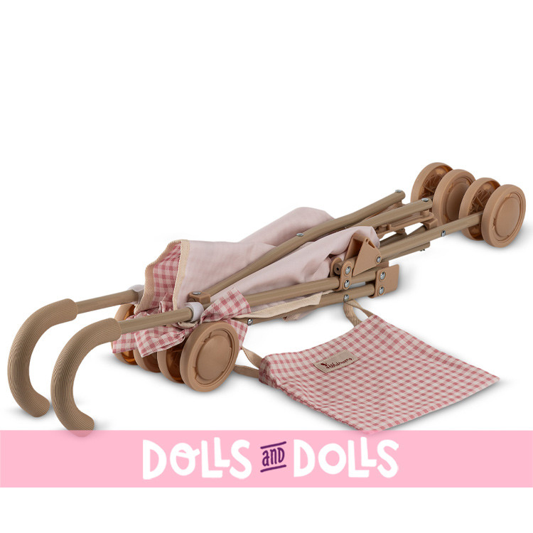 Complementos muñecas Así - Así Dreams - Colección Patricia - Silla de paseo con bolsa (altura manillar 62 cm)