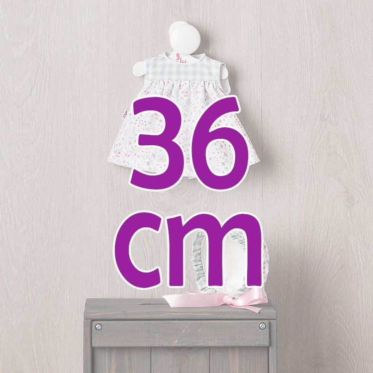 Ropa para Muñecas Así 36 cm - Vestido de la Colección Cloe para muñeca Margot
