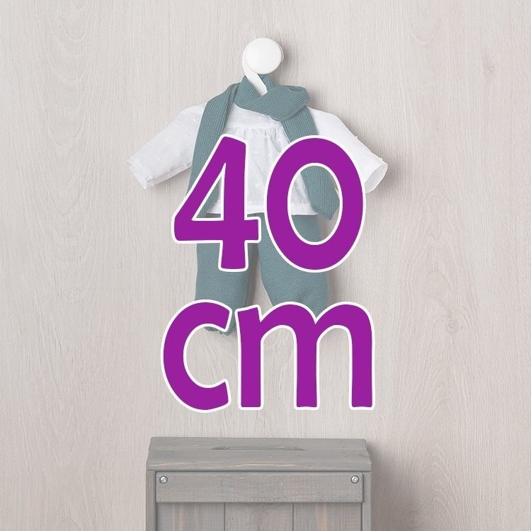 Ropa para Muñecas Así 40 cm - Conjunto de la Colección Ibiza para muñeca Sabrina