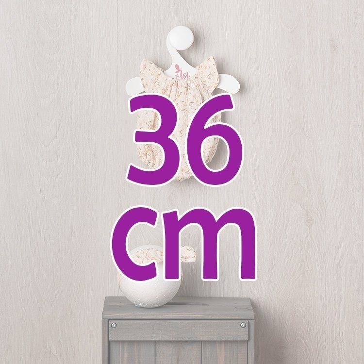 Ropa para Muñecas Así 36 cm - Pelele de la Colección Primavera para muñeco Guille
