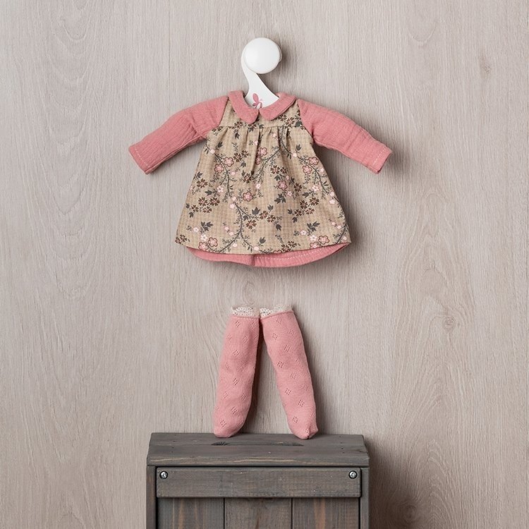 Ropa para Muñecas Así 40 cm - Vestido de la Colección Jara para muñeca Sabrina