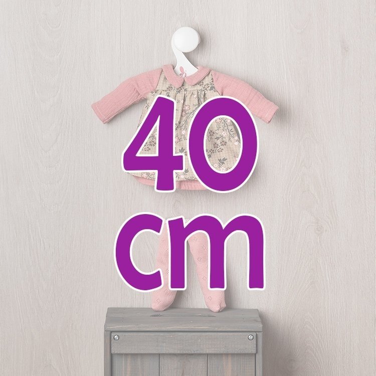 Ropa para Muñecas Así 40 cm - Vestido de la Colección Jara para muñeca Sabrina