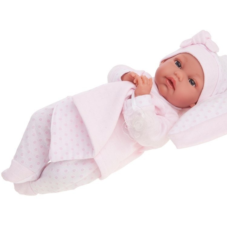 Muñeca Antonio Juan 34 cm - Toneta pijama rosa