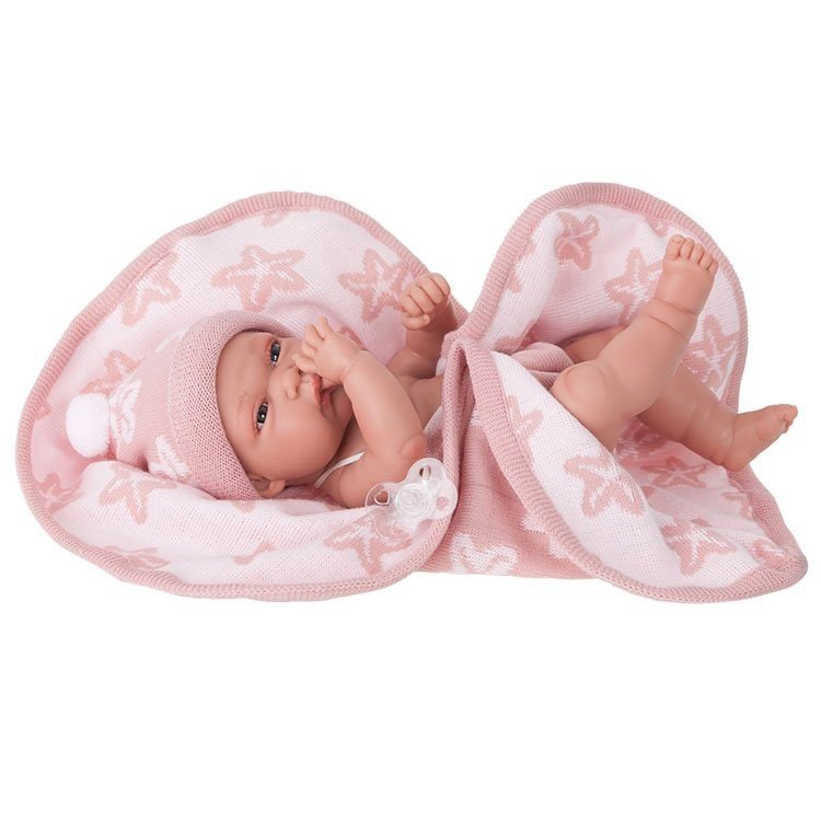 Muñeca Antonio Juan 33 cm - Baby Toneta manta niña