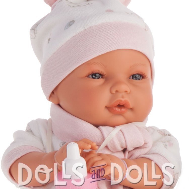 Muñeca Antonio Juan 37 cm - Bimba pelele rosa