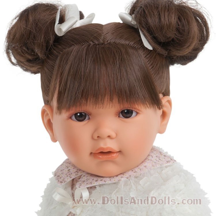 Muñeca Antonio Juan - Lula dos colas morena vestido rosa