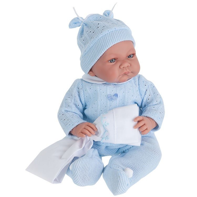 Muñeco Antonio Juan 40 cm - Nica lana azul
