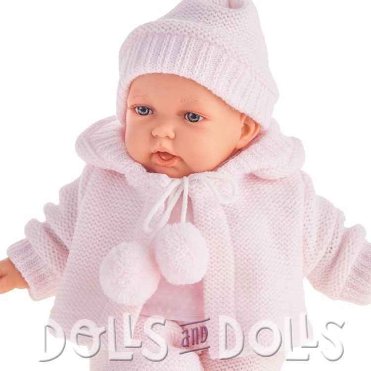 Muñeca Antonio Juan 27 cm - Petit lana rosa