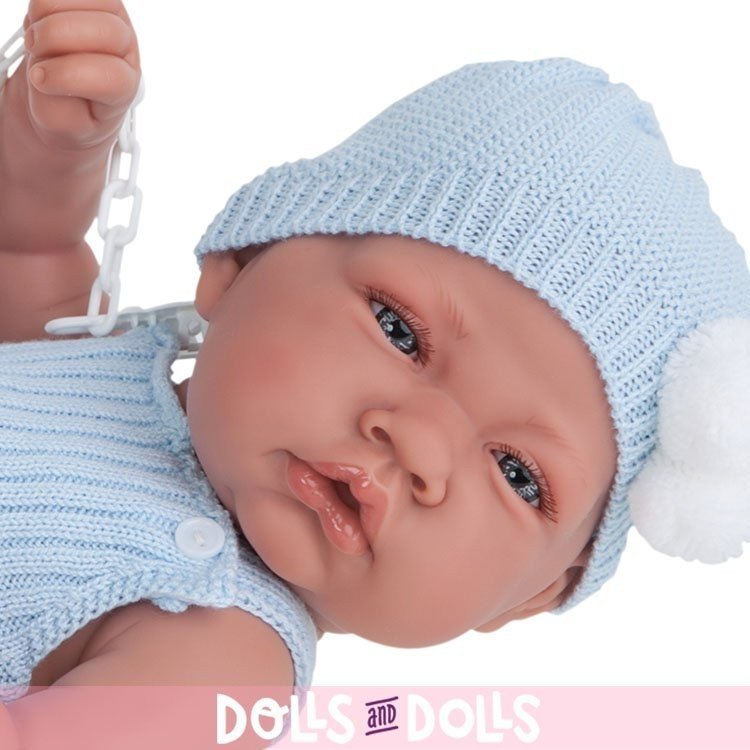 Muñeco Antonio Juan 42 cm - Recién nacido cotón niño