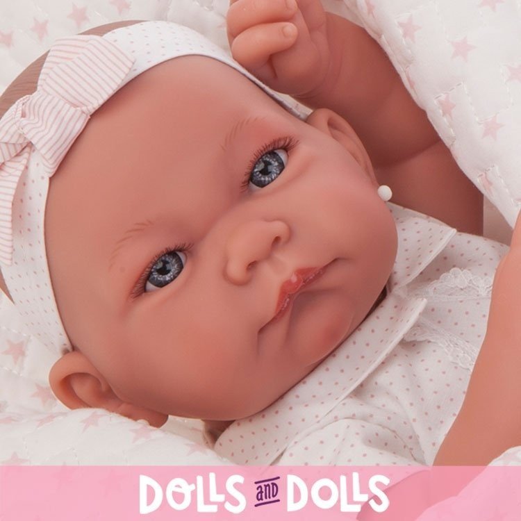 Muñeca Antonio Juan 42 cm - Recién nacida Nica con manta acolchada
