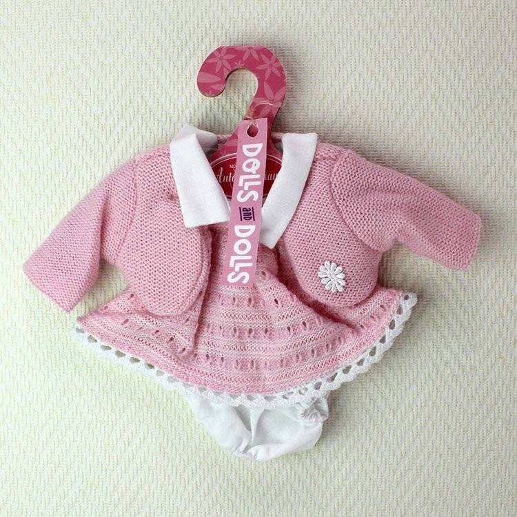 Antonio Juan - Vestido rosa fuerte con chaqueta 26-27 cm