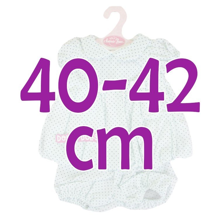 Ropa para muñecos Antonio Juan 40-42 cm - Conjunto estampado de topos