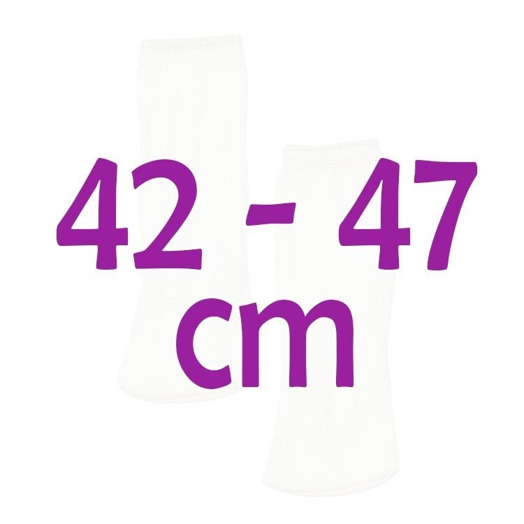 Complementos muñecas Así 42 a 47 cm - Calcetines beige