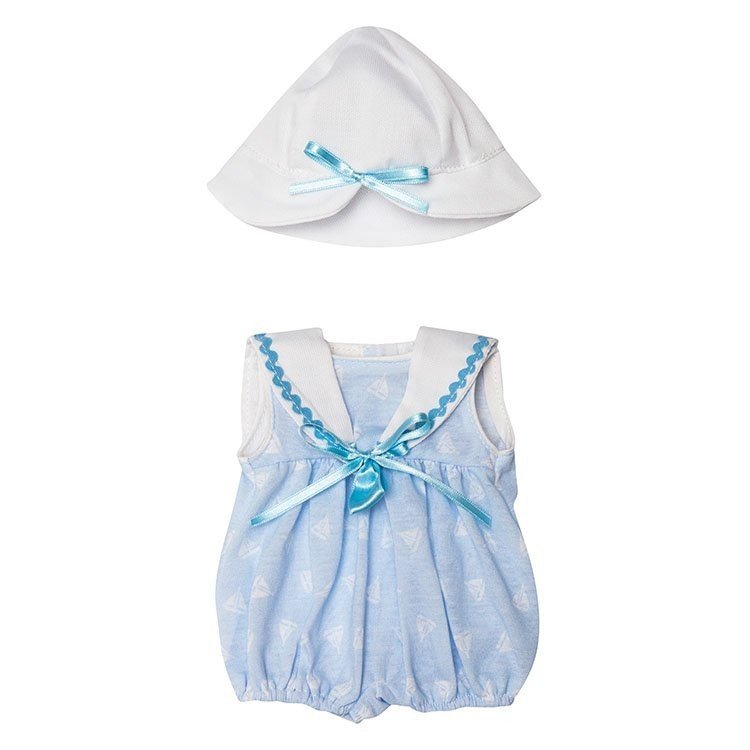 Ropa para Muñecas Así 36 cm - Ranita marinero celeste para muñeco Guille