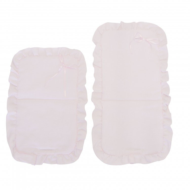 Colchoneta piqué ROSA para silla Big Gemelar Bebelux