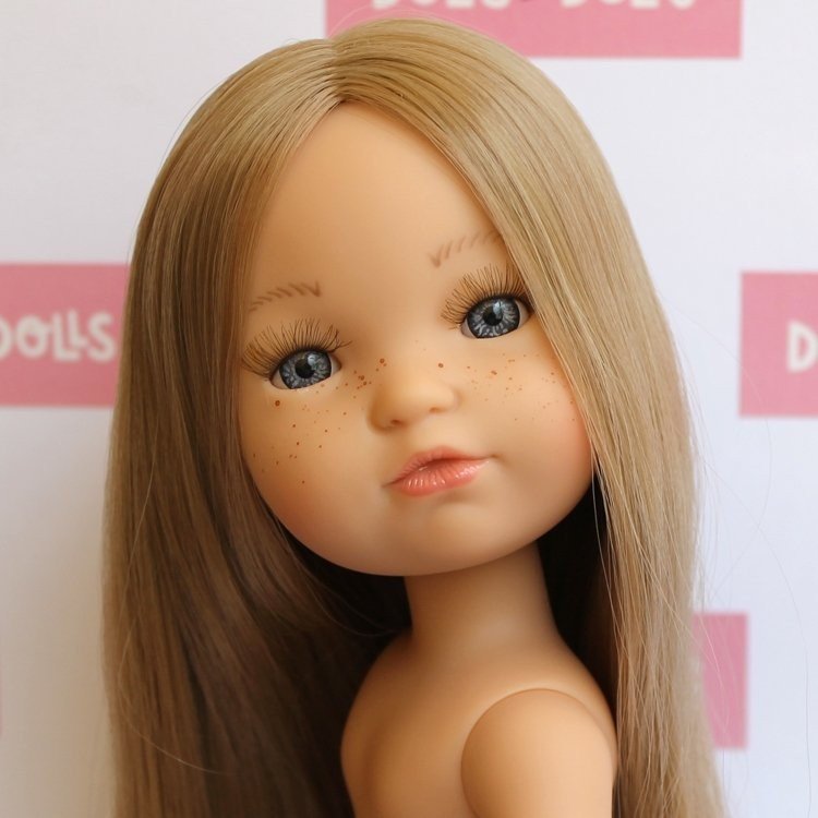Muñeca Berjuán 35 cm - Boutique dolls - Fashion Girl rubia con pelo extra largo sin ropa