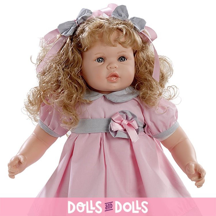 Muñeca Berjuán 63 cm - Boutique dolls - Anne con vestido rosa