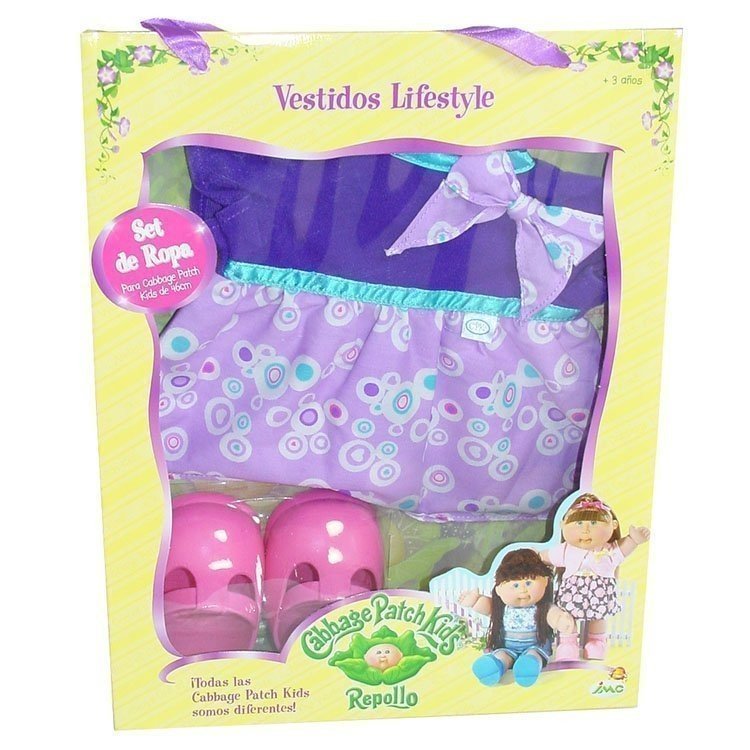 Set de ropa y zapatos CPK repollo 46cm