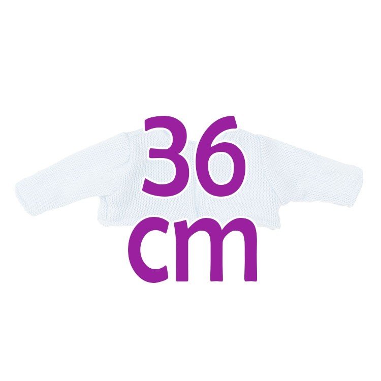 Complementos muñecas Así 36 cm - Chaqueta de punto celeste para muñecas Koke