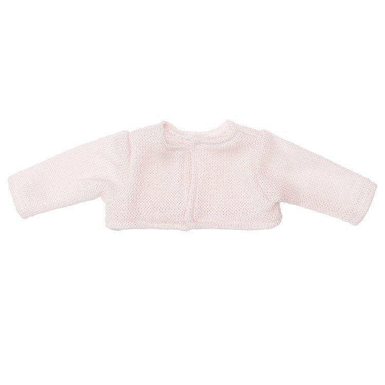 Complementos muñecas Así 43 a 46 cm - Chaqueta de punto rosa para muñecos María, Pablo, Leo y Serie Limitada